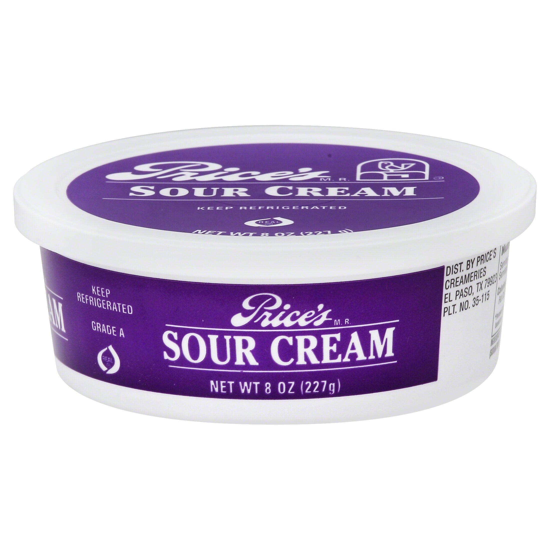 Sour Cream 8oz - Price's™ Dairy